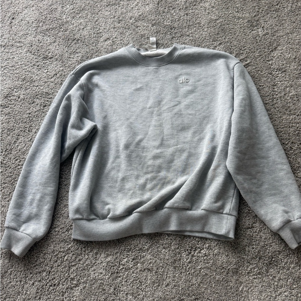 ALO Yoga Crewneck Sweatshirt - Heather Gray